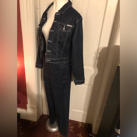 VTG womenβs RTV 2 pc stretchable denim jeans. Size: XL 18 1/2β - 20 1/2β - Picture 6 of 15